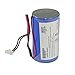 HQRP D-Size 3.6V Lithium Thionyl Chloride Battery Compatible with DSC ER34615M-T1 WT4911 WT4911B WT8911 ALEXOR Wireless Outdoor Siren WT4911BATT ADT