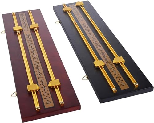 Marcador de billar de madera para pared miniatura 6