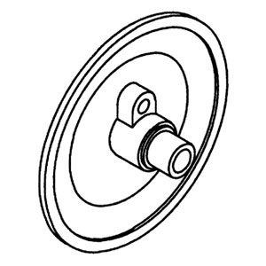 Compatible with John Deere Combine Fan Drive Outer Sheave Part No: A-H100794, AH87209, 108912, AN100010