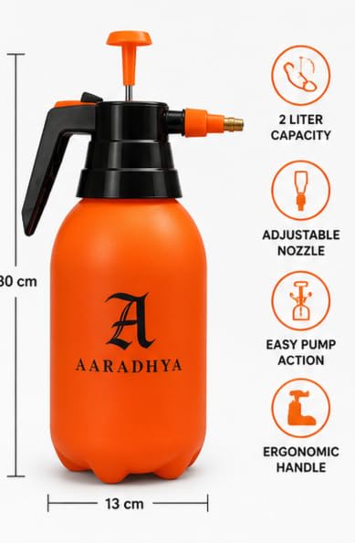 Image of 2-Liter Pump Pressure Sprayer - Handheld Garden Sprayer