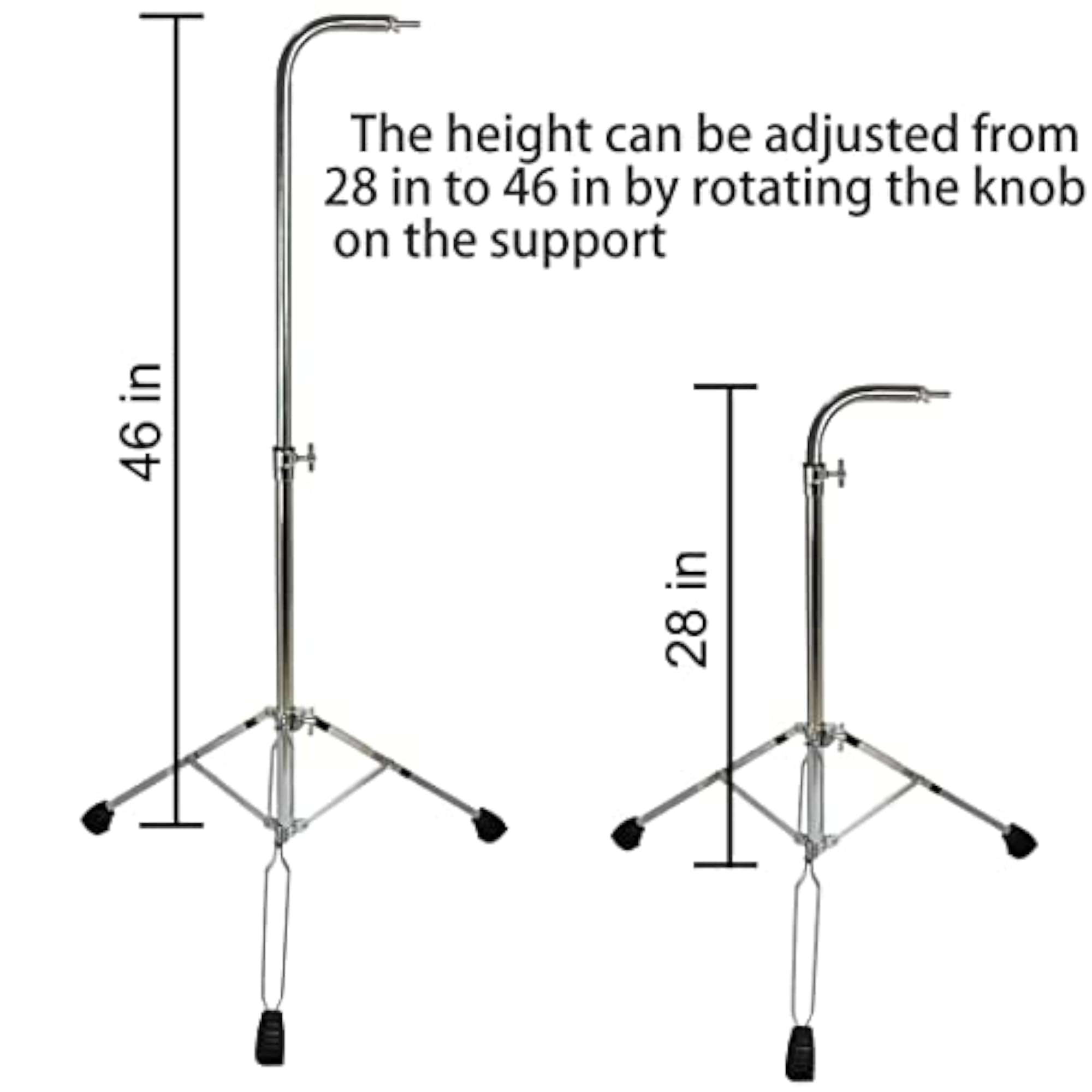 Adjustable Height Tripod Stand for Wind Chimes