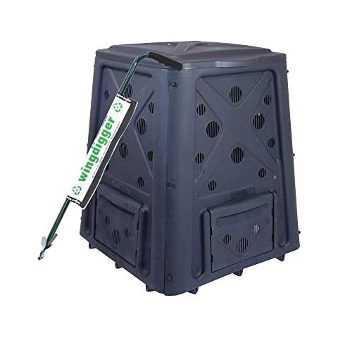 Compost Bin and Compost Turning Tool Combo Set Cover