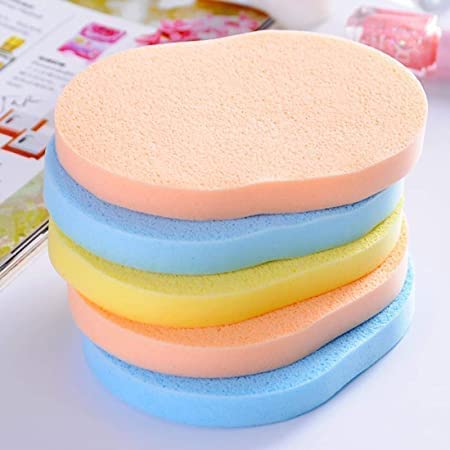 BRIKSHI Facial Cleaning Sponge Cosmetic Puff Washing Sponge Foam Producer Makeup Remover Pads pack of 2-image-36