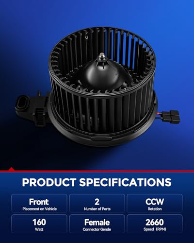 Image of KAX AC Blower Motor for Ford Taurus 2008-2011,Flex 2009-2011,Taurus X 2008 2009,Lincoln MKS 2009-2011,MKT 2010-2011,Mercury Sable 2008-2009 HVAC Heater Blower Motor Replaces# 700224