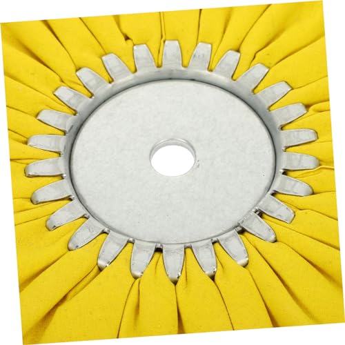 Buffing wheel pour surfaces métalliques en coton robuste pour meuleuse - 7