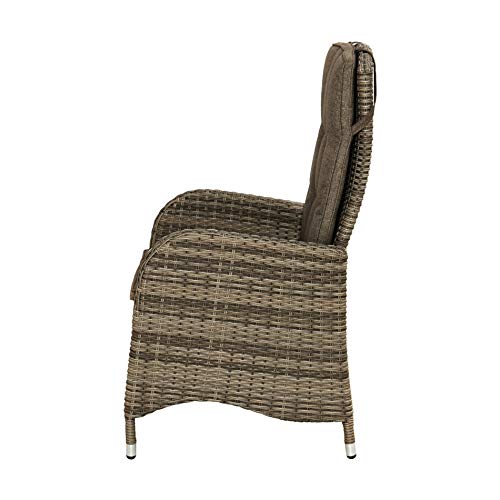 Plob Plob 7215570 Esszimmer Sessel, genopptem Champagner, 68 x 60 x 111 cm