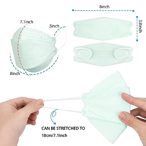 Image of Borje KN95 Face Masks 50 Pack, Breathable Comfortable and Disposable KN95 Mask,Masks for Adults