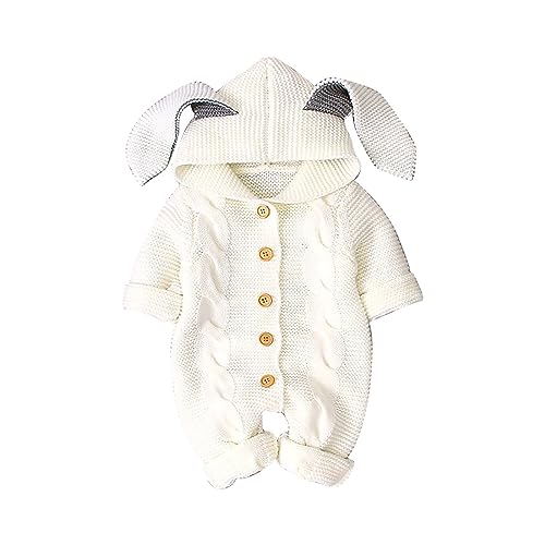 Clothes Baby Boys 0to6 Months Newborn Baby Girls Boys Cute Winter Warm Knit Outwear Baby Bodysuits 0to3
