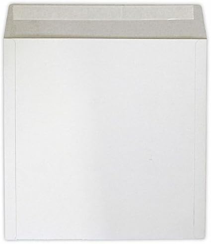 10 White Record Mailer/Envelope P&S Board Square 13" 340x340mm