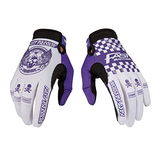 Fast passion Motorcycle Gloves for Men Women,Full Finger Mountain Dirt Bike,Motocross Anti-Slip MX...