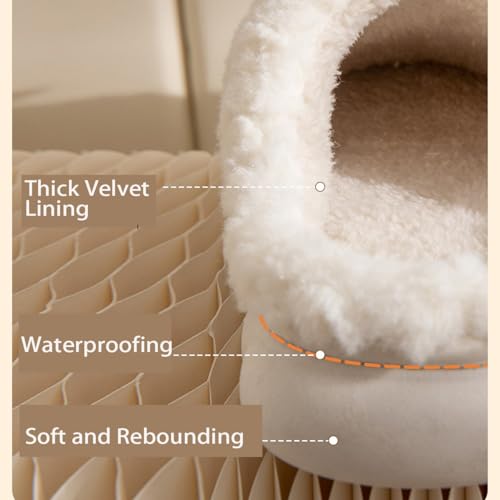 UNICOLD Fuzzy Cute Bow-tie Slippers For Women, Comfy Memory Foam Cloudy Soft Warm Slippers Indoor Outdoor In Winter3