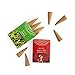 Hand Rolled Incense Cones Variety Pack - 10 Premium Masala Back Flow Cones 10 Assorted Fragrances 8 Cones Each Premium Incense Hand Rolled in India Total 80 Cones No Burner(10, Masala Back Flow Cones)