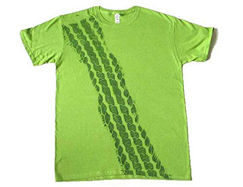 Camiseta de carretera verde Miniblings que evita el aburrimiento infantil usando ropa de coches