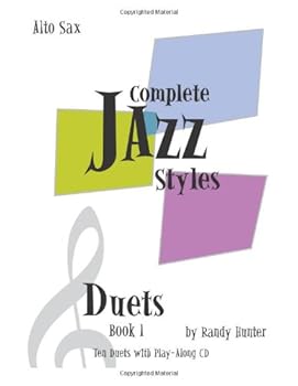 Spiral-bound Complete Jazz Styles Duets Book1: Alto/Bari Sax Book