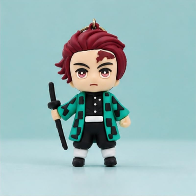 Image of Cute 3D Keychain | Keyring & Quirky Bag Charm | Hard Silicone, Unbreakable | Travel Essential | Kids Friendly | Strap & Bag Hook
