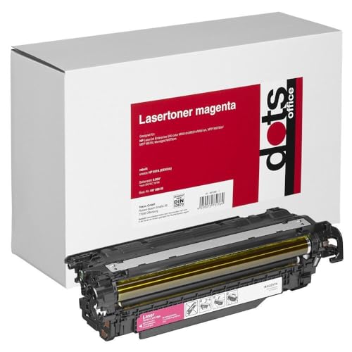 Toner HP 507A Magenta dots consommable imprimante laser couleur de bureau