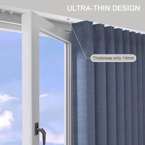 Rail de plafond aluminium blanc 250 cm polyvalent intérieur