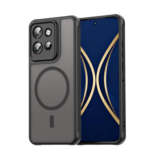Image of Compatible with Motorola ThinkPhone 25 Case Cover,Compatible with MagSafe,Anti-Fall,Compatible with Motorola Edge 60 Neo XT2509-1 Cell Protective Phone Case Black