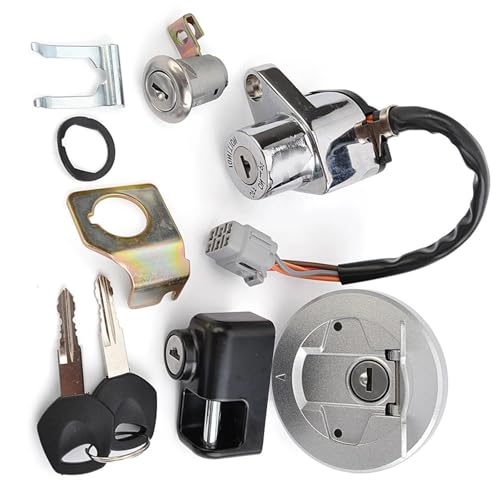 Switch de encendido compatible con Suzuki Boulevard M109R 2011-2014 kit de cerradura asiento 37100-48850