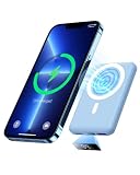 Yiisonger Wireless Power Bank, Slim 10000mAh Magnetic Portable Charger 22.5W PD Fast Charging, Mini