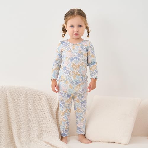 pureborn Baby Toddler Kids Viscose from Bamboo Pajamas Set Pjs 2pcs 18M-8Y2