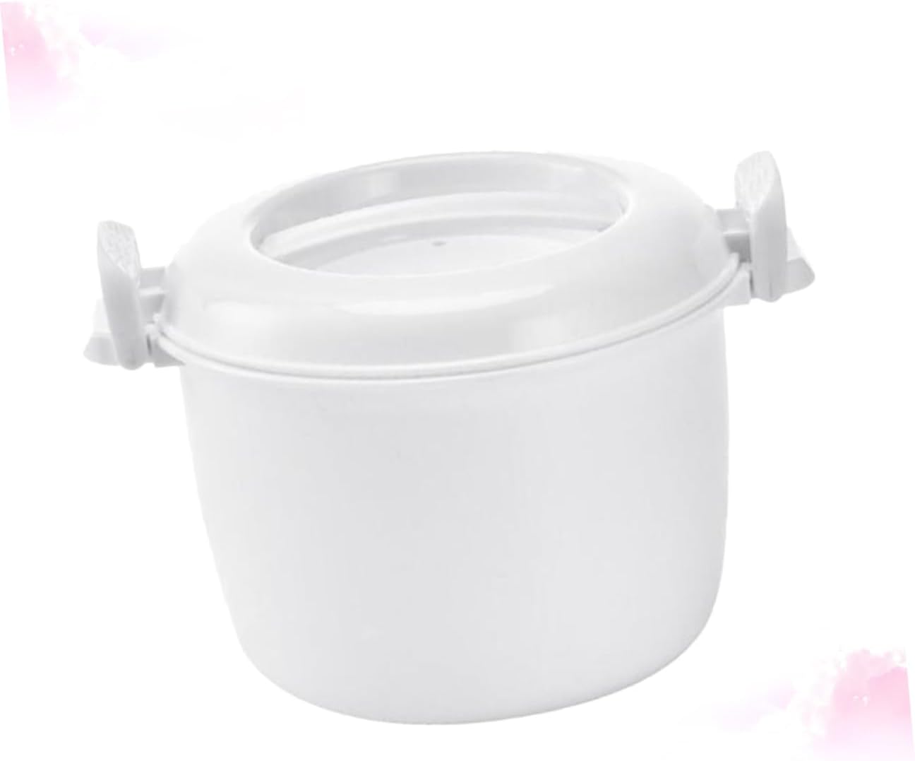 Healifty Large Microwave Rice Cooker Lunch Box Insulated Food Grade PP Cookware for Microwave Oven Freezer Dishwasher Safe Multifunctional Container for Rice Veggies Pasta