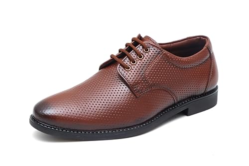 Image of ARAMISH Boy's Genuine Leather Derby Lace Up Formal Shoes