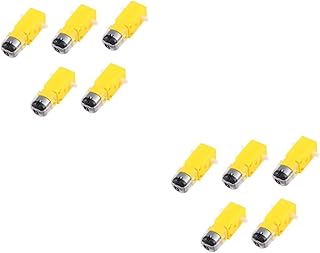 Generic 10 Pcs Tt Motor Small Motor Dc Motor Dual Shaft Motor Smart Car Motor Robot Micro Reduction Motor Mini Gear Motor Smart Car Gear Motor Electric Motor Electric Car