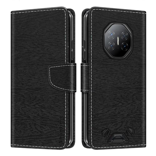 Shantime ���U�[���z�P�[�X Doogee S300 Plus �Ƃ̌݊������� �J���t���蒠�^ �J�[�h���[ �}�O�l�b�g�� �S�ʕی�V�F��(�u���b�N)