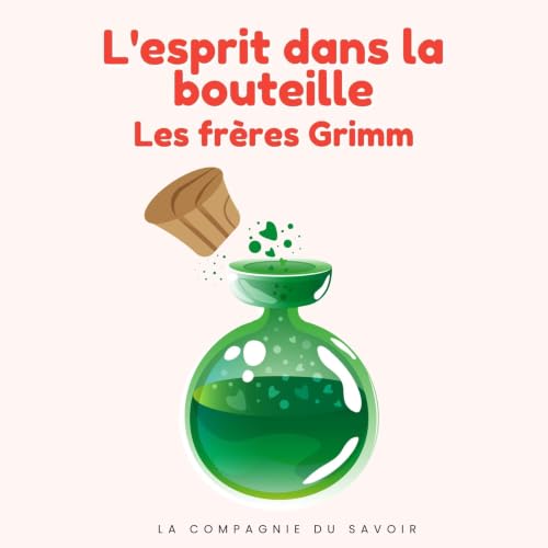Diseño de la portada del título L'esprit dans la bouteille