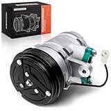 Frankberg Sistemas de aire acondicionado Compresor de aire acondicionado con embrague Gasolina Compatible con Matiz M200 M250 Matiz M100 M150 Spark Replace# 8200436108incl. aceite premezclado