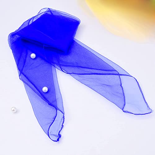 20 Colors Dance Scarves (28'' by 28''), Solid Color Juggling Scarves Square Magic Scarves Women's Handkerchief Scarf4