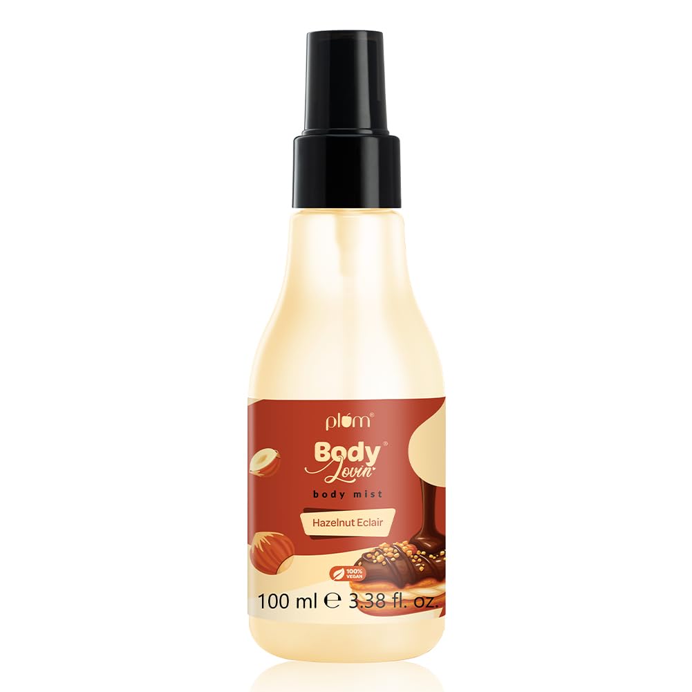 Plum Bodylovin' Hazelnut Eclair Body Mist | Long Lasting Decadent Hazelnut Chocolate Fragrance | Travel-Friendly & Easy To Carry | 100ml-picture-10