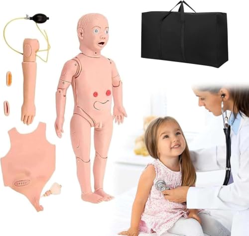 Mannequin de puériculture - Poupée d'entraînement pour soins médicaux et premiers secours à l'école de médecine, pour la pratique des compétences infirmières et les simulations