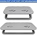 CLLOMAGY Marine Boat Hatch Lid,Marine Deck Access Hatch & Lid,Gray Rectangle Boat Access Door Deck Cover for Bass/John/Fishing/Skiff/Sailboat/Yacht & RV/Camper Van, 24” X 14” + 17.3” X 12.4”-2PCS