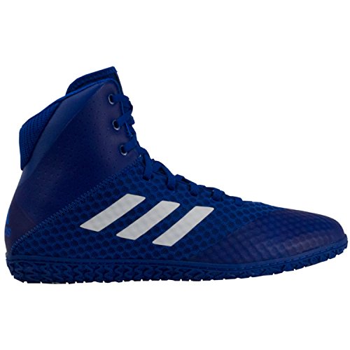 adidas Mat Wizard 4 Wrestling Shoes, Royal/White, 4.5