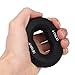 Grip Exercise Ring,ANGGREK 70 to 80LB Hand Grip Strengthener Soft Silicone Portable Tire Texture Forearm Finger Exerciser Grip Strength Trainer Ring Black