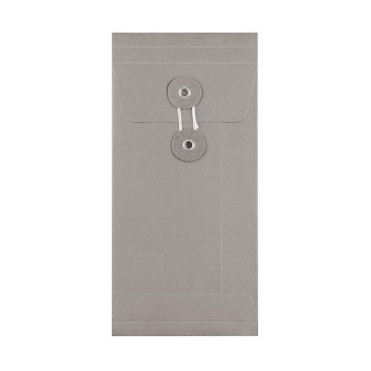 Blake Purely Everyday - Grey String and Washer Gussets DL (220 x 110mm) - Pack of 100 Qty - Premium Quality 180 GSM - Grey Envelopes with String Tie - Office & Business Supplies (STWSW220GY-G)