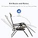 Nazhura Set of 2 Relaxing Recliners Patio Chairs Adjustable Steel Mesh Zero Gravity Lounge Chair Beach Chairs with Pillow and Cup Holder Khaki (Kahki)