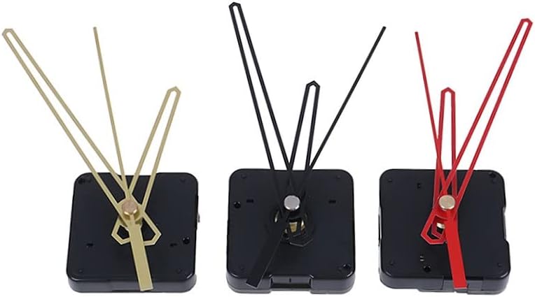 1 Set Professional Clock Mechanism Clockwork Practical Quartz Wall Clock Movement DIY Clocks Replacement Parts Kit(Black)