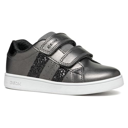 Geox Mädchen J Eclyper Girl Sneaker, Grau, 33 EU
