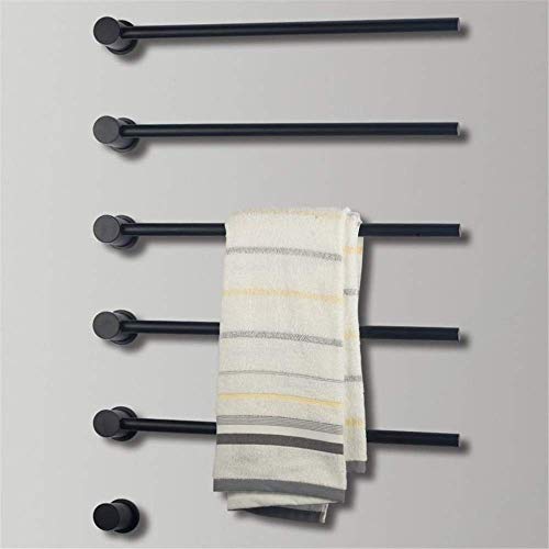 image for PRG Electric Towel Warmer, Wall Mounted 5-Bar Electric Towel Rack One-