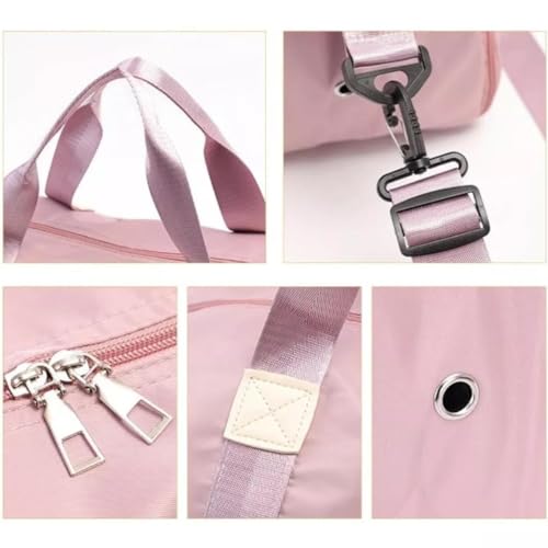 Bolsa Mala de Mão Feminina Grande Transversal Viagem Espaçosa 10 Kg Bordo Rigida Zíper Academia Nece