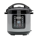 6QT Electric Pressure Cooker, 1000W 10-in-1 Multi-Cooker With 18 Programs Non-Stick Pot(Pressure/Slow Cook/Rice/Steam), 10 Presets 24h Delay Timer Function For Dishwasher Safe – 110V