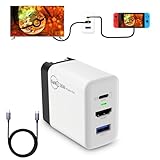 【3-in-1多機能アダプター】Switch充電器 + Switchドック多機能HDMI変換アダプター CD0303-A-36W