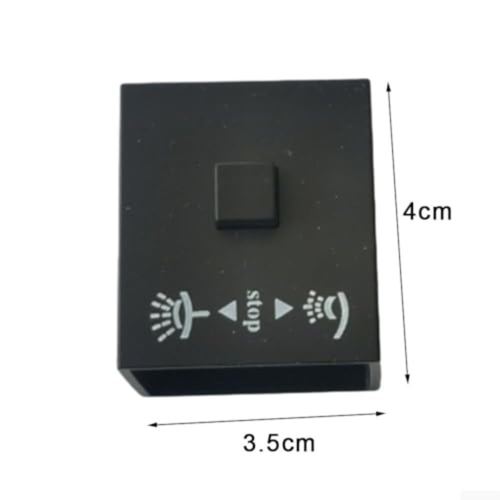 2 Manetas Termostáticas Cuadradas para Ducha Control Temperatura(black)