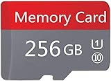 Tarjeta Micro SD de Alta Velocidad de 256 GB para teléfonos Inteligentes Android, tabletas Tarjeta de Memoria Clase 10 SDXC con Adaptador (256GB-FO10)