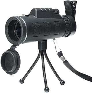 تلسكوب جوال للمشي لمسافات طويلة مع مشبك ثلاثي القوائم (40 × 60)