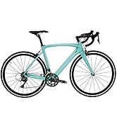 HeartsBio Carbon Road Bike Model H 18.7 lb – Custom Bike Club Logo Carbon Fiber Frame Road Bike w...