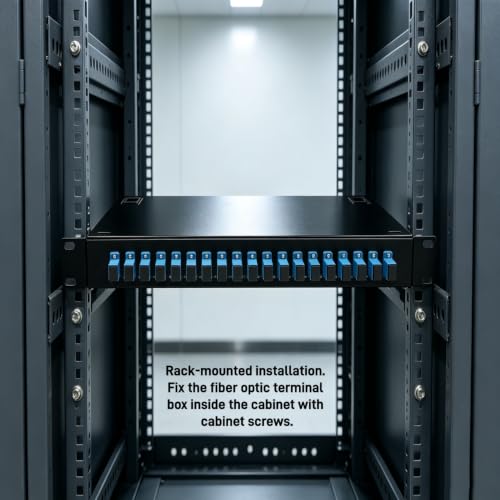 Panel de fibra SC de 24 puertos para CPD y telecomunicaciones 6